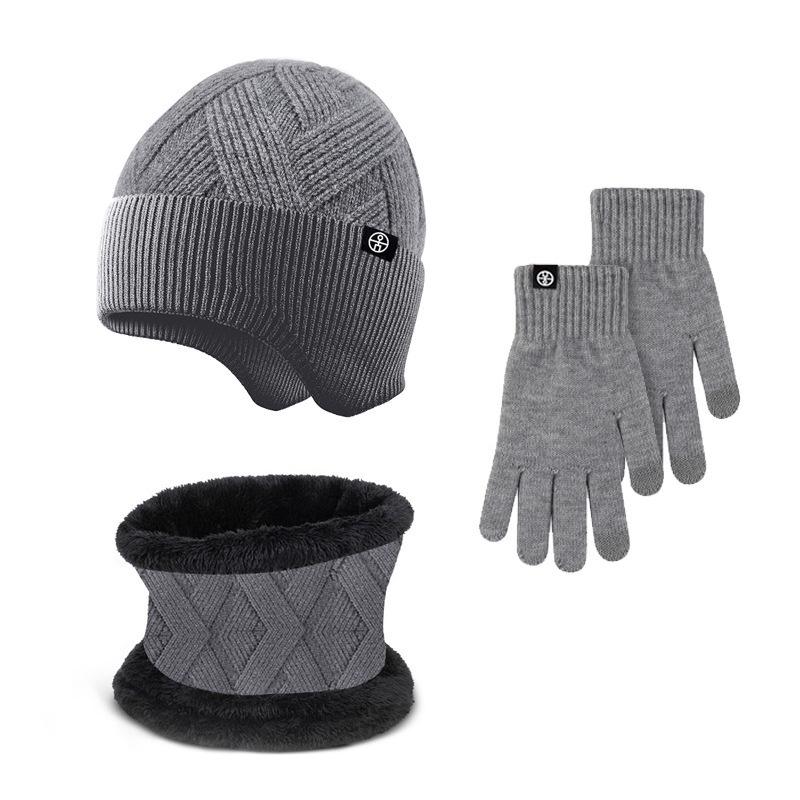 

FallSeason and ColdSeason Gentle Two piece Gentle Hat Neutral Warm Knitted Skull Wool Hat Soft Skiing Strong Strong