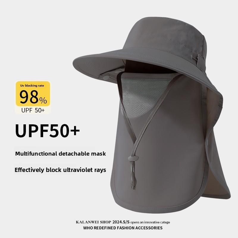 Sun Protection Mask With Breathable Ice Silk Fabric For Outdoor Activities
