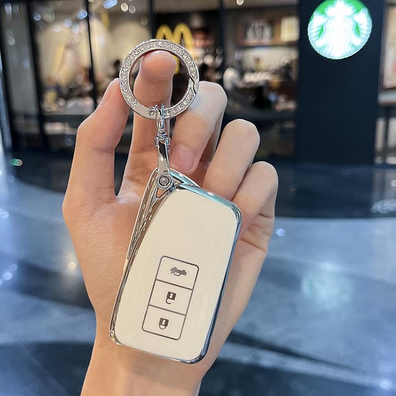TPU Car Key Case Cover For Lexus RX350 NX300 Es300h Rx450h GS300 GX470 IS250 ES350 GX460 Nx300h Is300h Auto Keychain Accessories