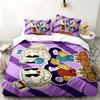 Set 3 pezzi Cuphead Perfetto per la camera da letto Set letto confortevole include una copripiumino e due federe Ideale regalo di compleanno o di Natale