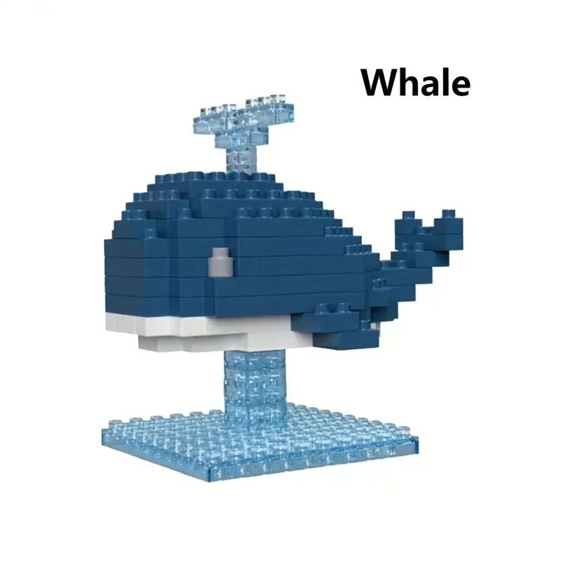 Animal Building Blocks DIY Whale, Dolphin, Penguin Ornaments-Awesome Educational Toys & Holiday Gifts for Kids!