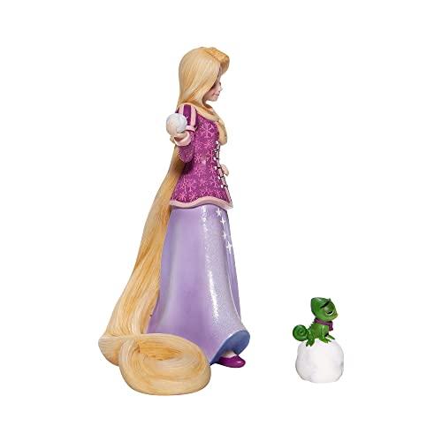 Enesco Disney Showcase Rapunzel und Pascal Weihnachtsfigur aus „Rapunzel – Neu verföhnt“, 21,1 cm, mehrfarbig
