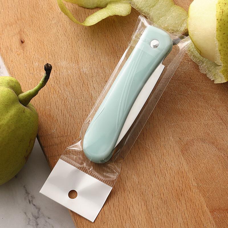 Portable Folding Stainless Steel Fruit Knife & Peeler Set (5-Pack)