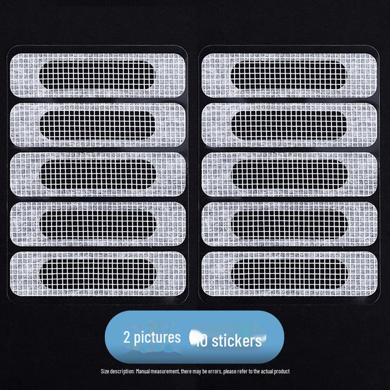 

Самоклеящиеся противомоскитные пластыри для дверных и оконных сеток, для закрытия отверстий и предотвращения стока воды. Защитите свой дом от насекомых! water hole, 2 sheets 10 stickers белый