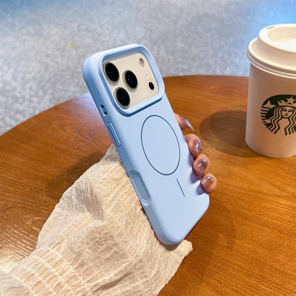 Husă originală din silicon lichid rezistentă la șocuri Pentru iPhone 17 Air 17 16 15 14 13 Pro Max 17Pro Pentru Încărcare Wireless Magsafe Husa Moale