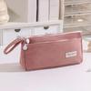 Corduroy Pencil Case Large Capacity Double-Layer Pencil Pouch for Middle School Office Cosmetic Bag Multi-Purpose Stationery Organizer for Pens Makeup