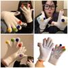 Winter Warm Touchscreens Gloves Faux Furs Texting Gloves Fuzzy Soft Winter Gloves for Outdoor Skiing Cycling Hiking