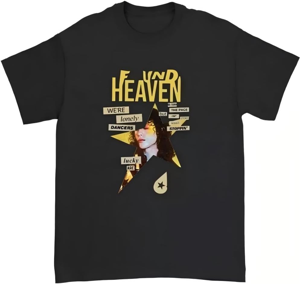 Conan Gray Found Heaven On Tour T Shirt Black L чёрный