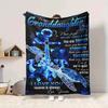 1PC Grandma Love Quotes Blanket, Throw For Sofa, Bed, Travel, Printing Blanket With Soft And Warm Fabric yy250918198