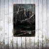 The Vampire Diaries Poster Decorativo in Metallo Segno di Latta Vintage Segno Metallico Placca Decorativa per Pub Bar Man Cave Club Decorazione Murale