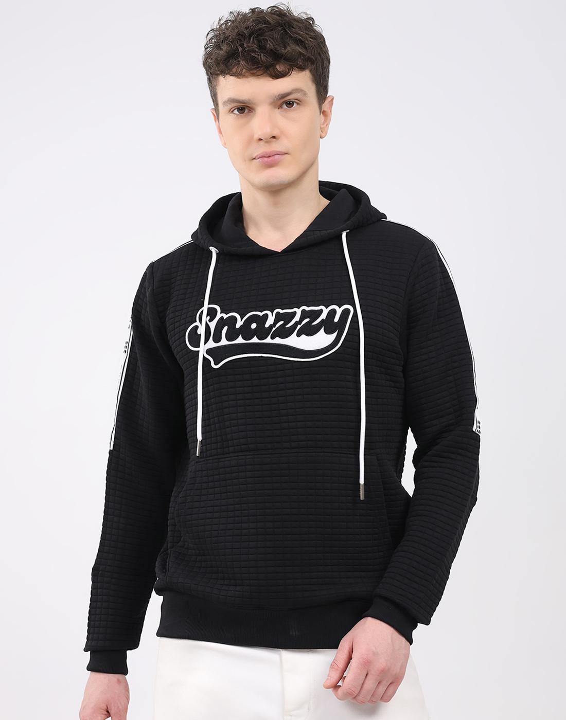 Мужская толстовка с капюшоном и длинными рукавами Rock it 3XL чёрный