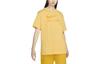 Nike Air Women's Logo Letter Print Crewneck T-Shirt Yellow DX7919-795