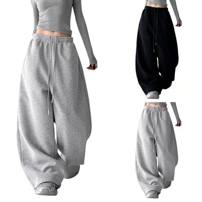 Women's Loose-Fit Wide-Leg High-Waisted Slimming Athletic Sweatpants