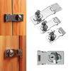 Heavy Duty Locking Hasp Staple with Keys for Cabinet Shed Garage Mailbox Security Furniture Lock Durable Padlock Hardware