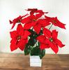 New Poinsettia Bouquet - Christmas Flannel Flower Decoration