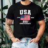 Patriotic 4th Of July America Shirt - 250th Anniversary USA Flag Tee Design