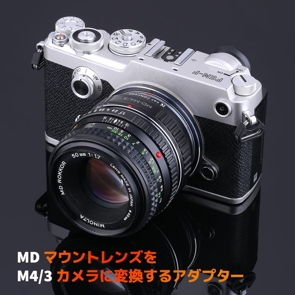 CONCEPT Mount Adapter Minolta MD to MINOLTA Compatible AM109 K&F M4/3