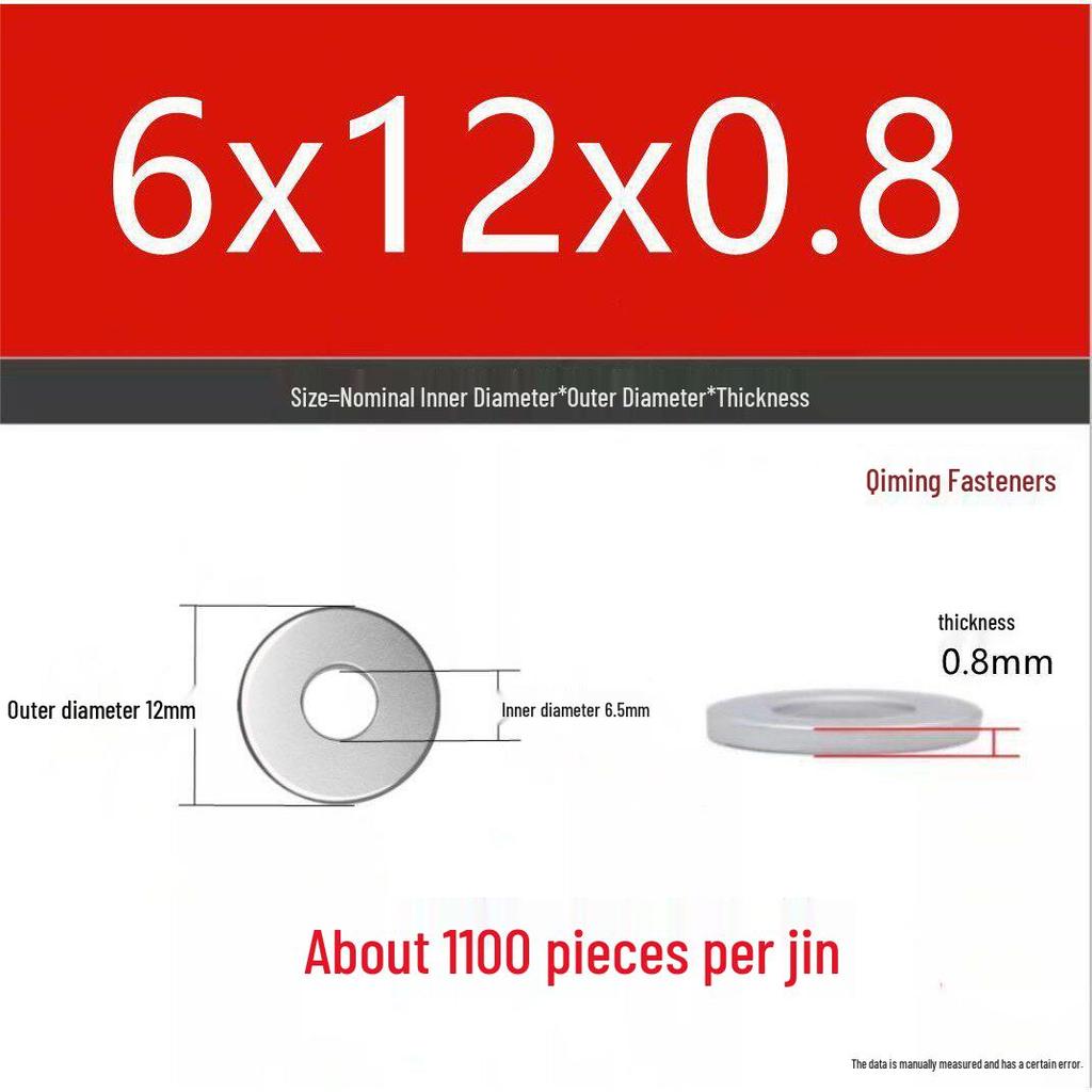 4.8 Grade Galvanized Iron Flat Washer, M3-M40 Oversized Metal Hole Gasket.