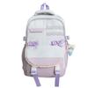 New high-value, fresh and sweet contrasting backpack, lightweight and large-capacity backpack for junior high school students