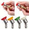 High Pressure Washer Turbo Nozzles 1/4'' Quick Connect Rotary Spray Jet Tip for Car Cleaning Patio - Efficient Cleaning
