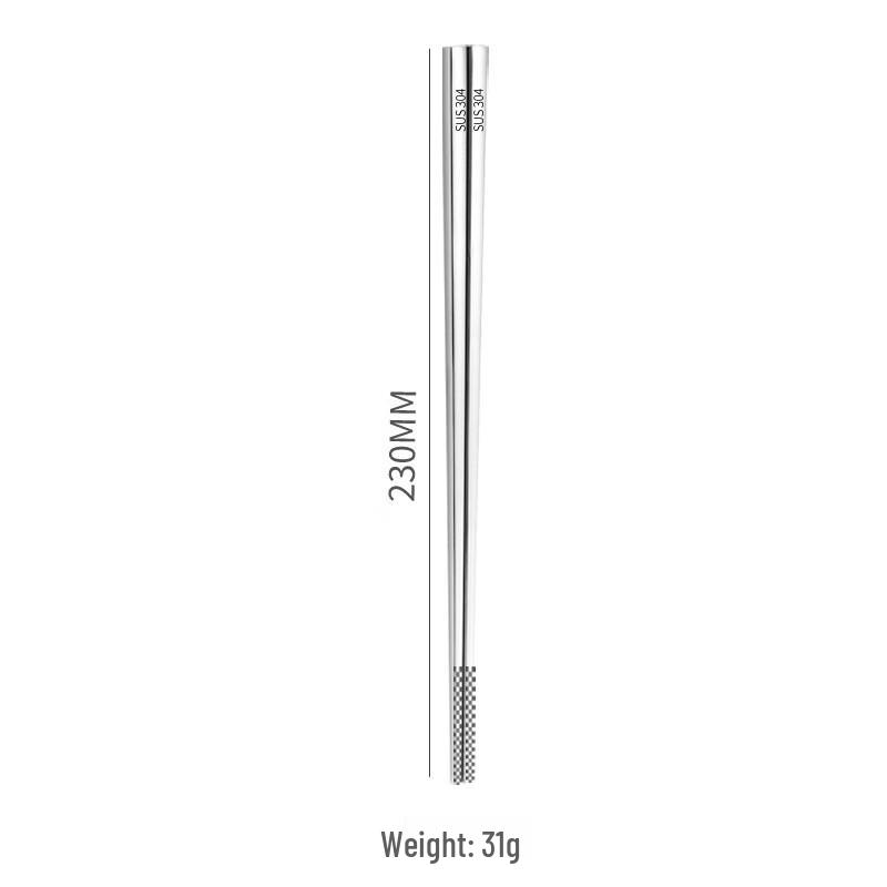 BaiChunBao 304 Stainless Steel Hollow Chopsticks
