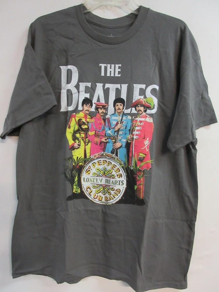 

ОФИЦИАЛЬНЫЙ МЕРЧ THE BEATLES ГРУППА SGT PEPPERS КОНЦЕРТ МУЗЫКА Extra Large Унисекс Футболка M