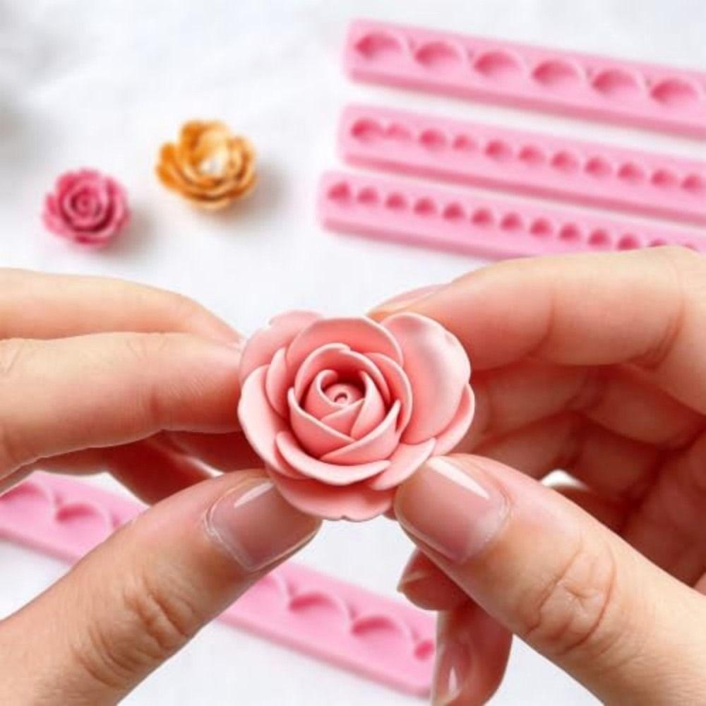 12pcs 3D Printed Clay Flowers Maker Reusable Polymer Clay Making Tool Polymer Clay Crafts