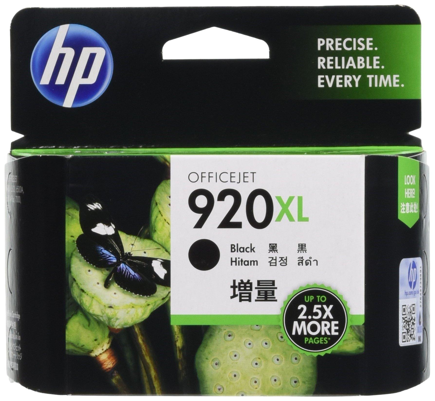 

Оригінальний чорнильний картридж HP 920XL чорного кольору, додатковий CD975AA чорний