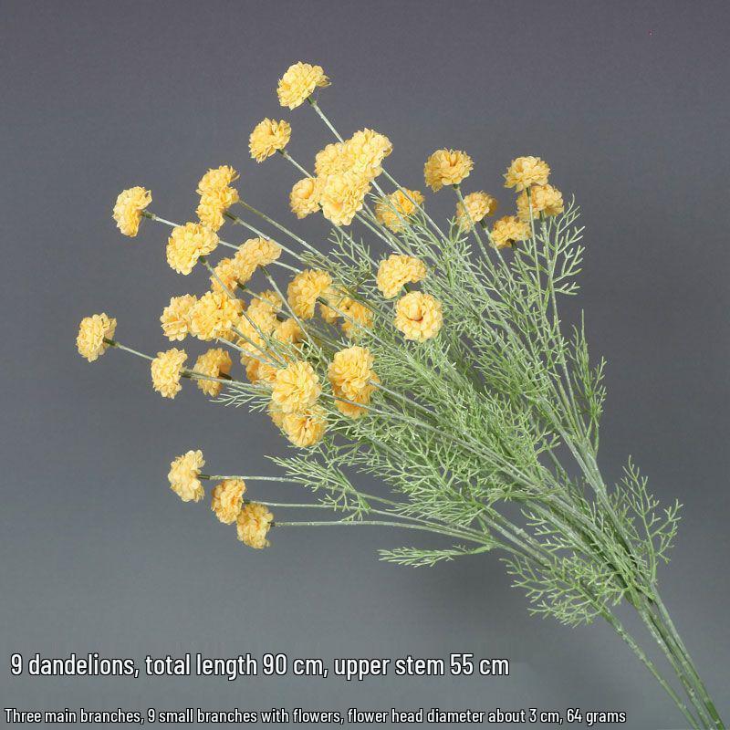 Wedding Yellow Silk Peony & Lotus Flower Arrangement for Ceiling and Aisle Decoration