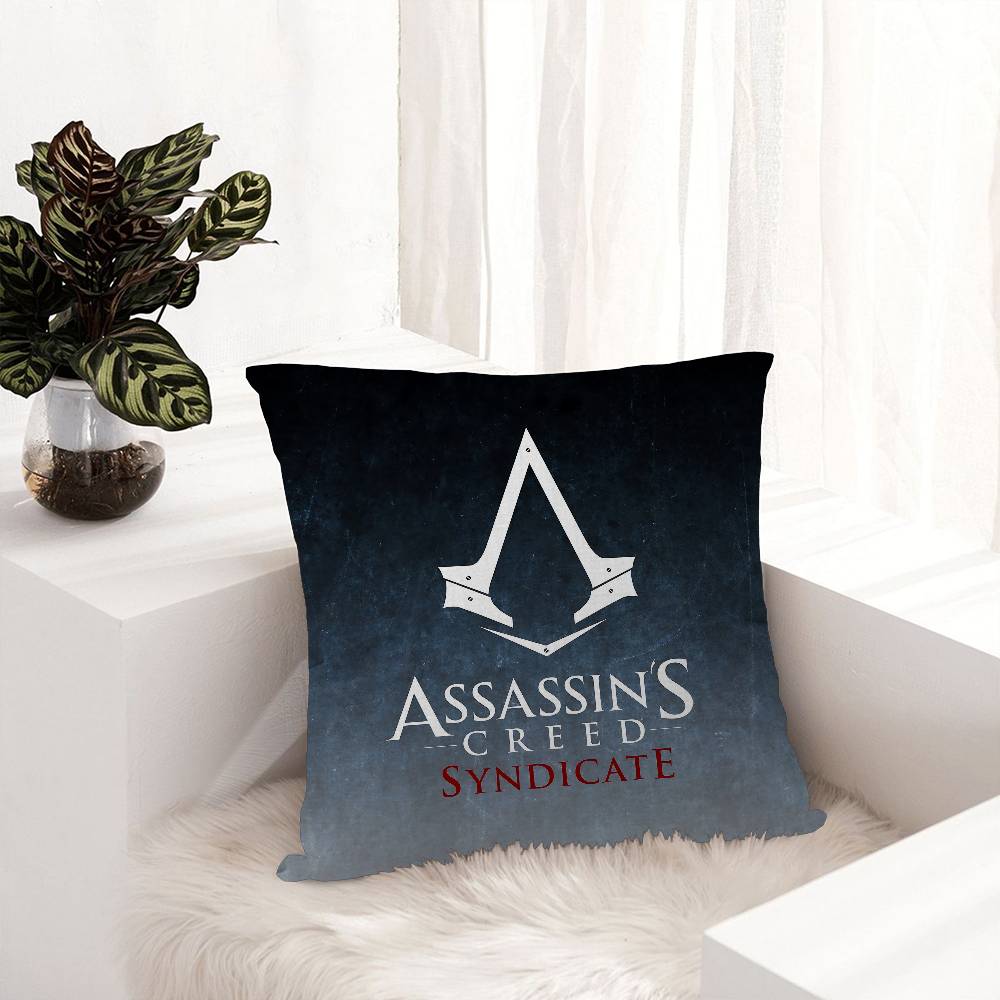 A-Assassins C-Creed Gaming Lucky Dragon Pillow Cover Sofa Cushion Cover Home Room Decoration Children Gift
