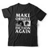 Koszulka 1984 Make Orwell Fiction Again Unisex & Dzieci - Spisek Wielkiego Brata Rząd