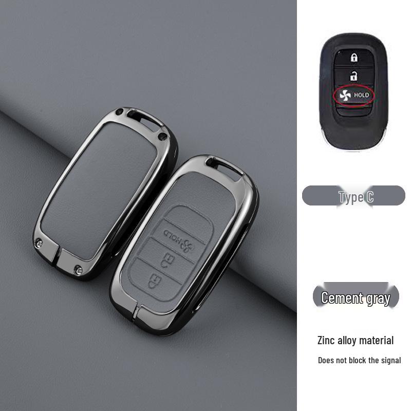 Stylish Metal Car Key Case for XRV, Fit, Vezel, URV, Fengfan, Xiangyu - Personalized Luxury Remote Shell Cover