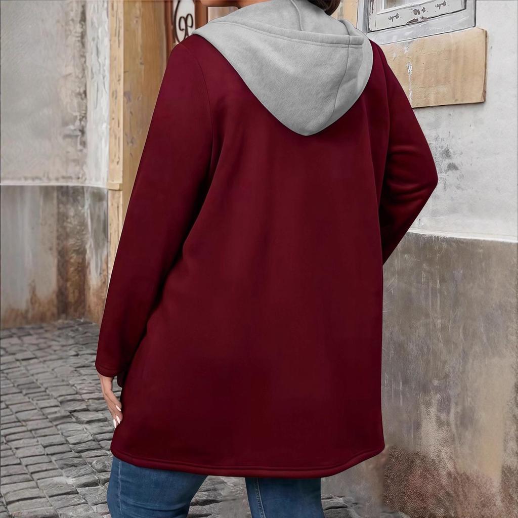 Elegant Solid Color Splicing Two-Piece Plus Size Women's Top, Autumn 2025 Collection