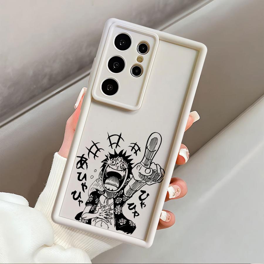 Phone Cover Case for Samsung Galaxy S24Ultra S25 Edge S21 S24 Plus S22 S23 FE S20FE S25 Ultra Anime ONE PIECE Luffy