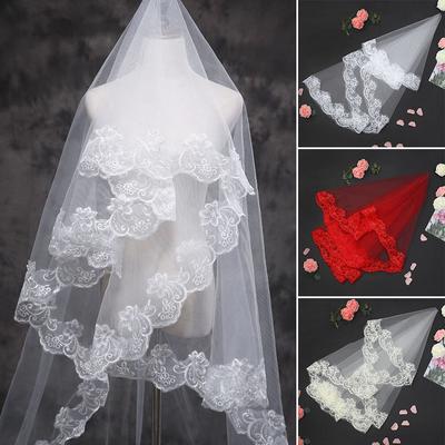 Woman Fancy Dress Lace Wedding Veil Bridal Veil Wedding Supplies Hexagonal Net