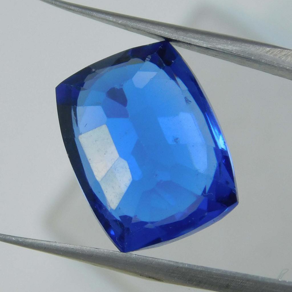 Real Cushion Shape 10.20 Carat CERTIFIED Natural Blue Sapphire Loose Gemstone A-1611