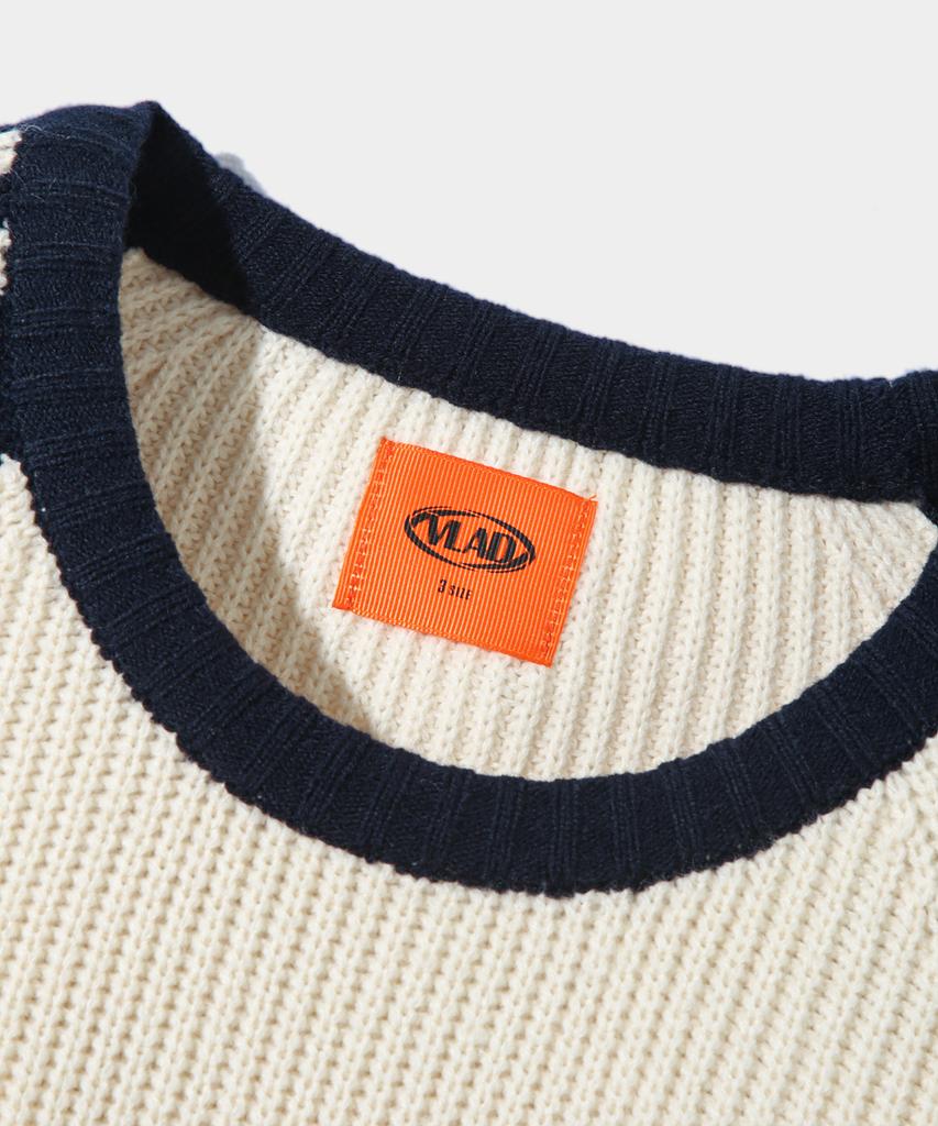 Dimiteulibeullaeg Vlad Raglan Track Sweatshirt Knit_Navy