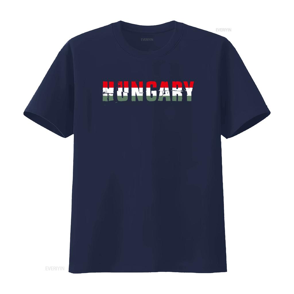 Hungary T Shirt Magyarorsz G Hungarian Flag Coat Of Arms Patriotic Vintage Washed Soft Designer Clothes Unisex Breathable