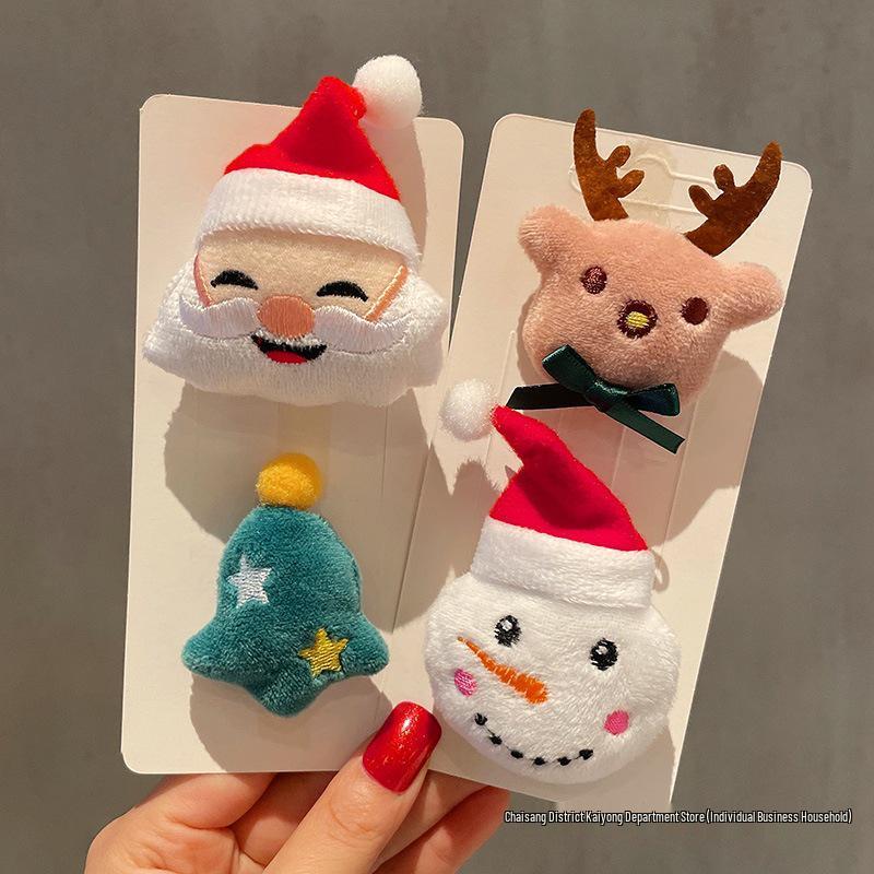 Reindeer Snowman Christmas Brooch Pin for Women - Holiday Gift & Decoration