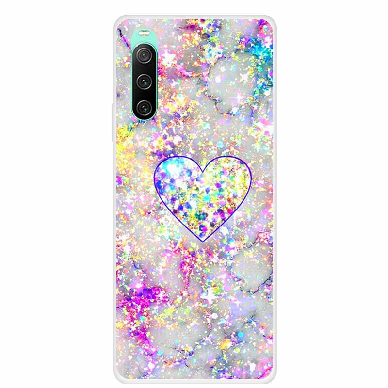 For Sony xperia 10 IV Case 1 IV 10 iV Clear Fashion Soft TPU Silicone Back Case For Sony Xperia 10 1 5 III Cover Funda Shell Cat