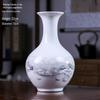Modern Minimalist Ceramic Vase for Dried Flowers - Porcelain Ornament for Living Room Decor