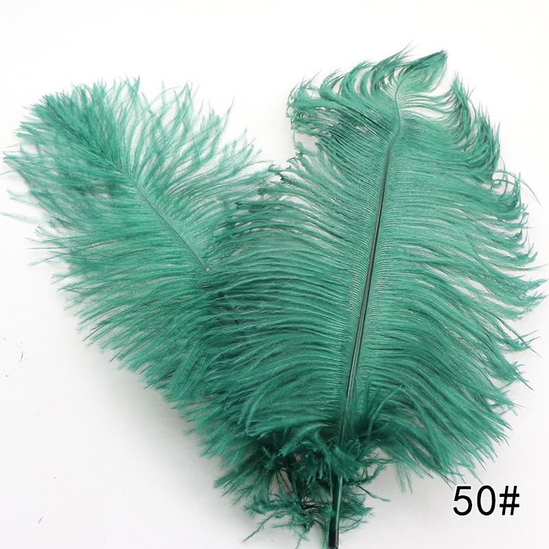 High Quality Ostrich Hair 35-40Cm Multi-Colored Decorative Feathers, Stage Room Flower Arrangement Feathers