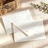 Handmade Paper Envelopes with Real Petals 10PCS Petal Art Envelopes, Floral Texture Design, Thick Western Style for DIY Crafts Stationery, Macaron