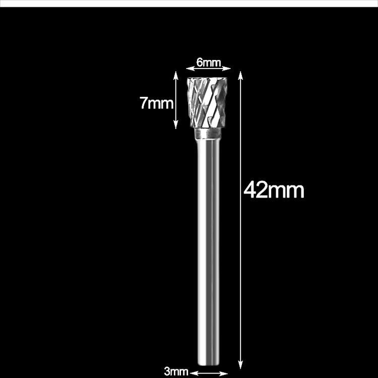10Pcs/set 1/8 Tungsten Carbide 10mm Drill Bits Rotary Burrs Metal Diamond Grinding Woodworking Milling Cutters for Drill Bits