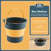 17LSilicone Bucket for Fishing Promotion Folding Bucket Car Wash Outdoor Fishing Supplies Square Bathroom Kitchen Camp Bucket