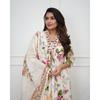 Pure Cotton Aline Kurti Salwar Kameez Women Designer Kurta Pant Dupatta Set
