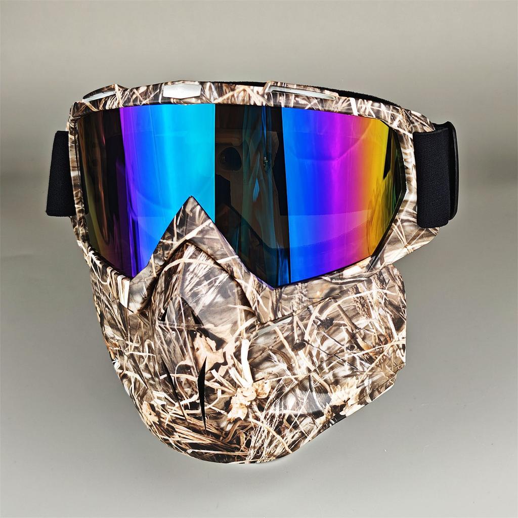 Moto Snow Goggles Mask UV400 Outdoor Riding Men's Windproof Sand Goggles Helmet Mask Mask