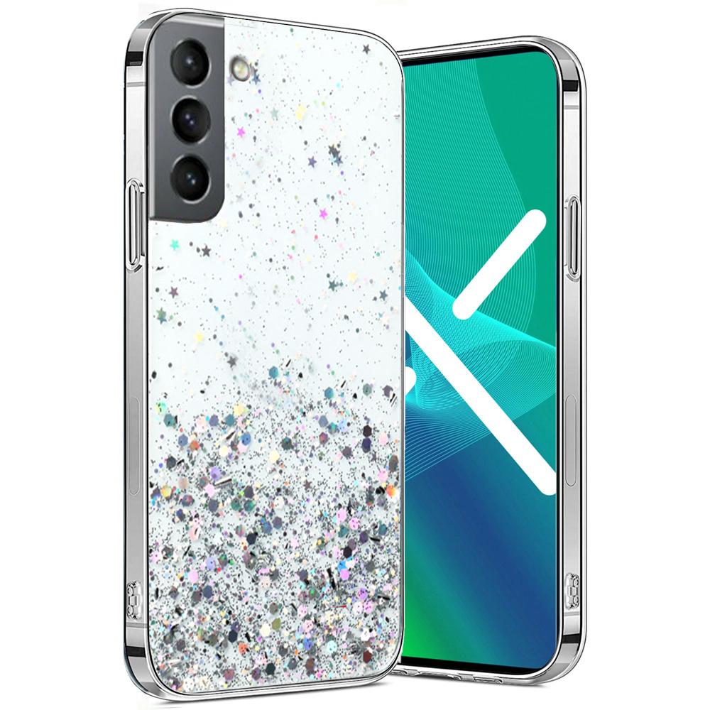 Glitter Case for Samsung Galaxy S21+ Plus, Transparent
