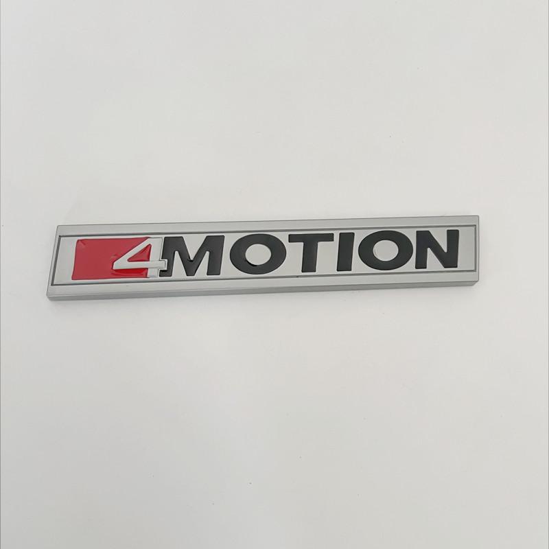 AABIN1 3D Metal 4 Motion Logo 4motion Emblem Car Trunk Badge For Volkswagen CC T5 Golf 4 Passat B6 Tiguan 4MOTION Sticker Accessories