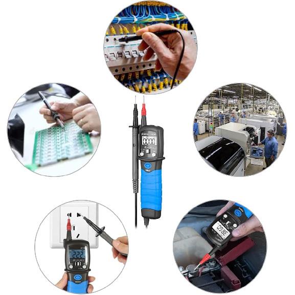 Pen Type Digital Multimeter BTMETER BT-38C AC DC 600V High Voltage Tester 60M Ohm Resistance Capacitance Diode Test Continuity Alarm Backlit LCD Lamp